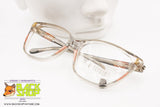 FOVES mod. 099, Vintage wayfarer women eyeglass frame pink gray, New Old Stock 1980s