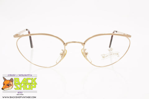 WINCHESTER mod. CUYAMA O45, Vintage women eyeglass frame little elongated, Deadstock defect