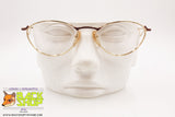 Vintage 90s Glasses frame artisanal construction crazy design, Made in Italy, New Old Stock 1990s