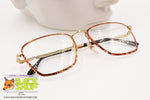 BLUEYES mod. 45V Vintage eyeglass frame, red safari changing rims, New Old Stock 1970s