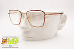 BLUEYES mod. 45V Vintage eyeglass frame, red safari changing rims, New Old Stock 1970s