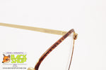 BLUEYES mod. 45V Vintage eyeglass frame, red safari changing rims, New Old Stock 1970s