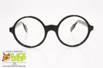 BENETTON mod. ART LIGHT 201, Round eyeglass frame nerd geek style black, New Old Stock