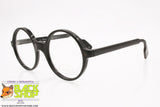 BENETTON mod. ART LIGHT 201, Round eyeglass frame nerd geek style black, New Old Stock