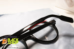 BENETTON mod. ART LIGHT 201, Round eyeglass frame nerd geek style black, New Old Stock