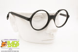 BENETTON mod. ART LIGHT 201, Round eyeglass frame nerd geek style black, New Old Stock