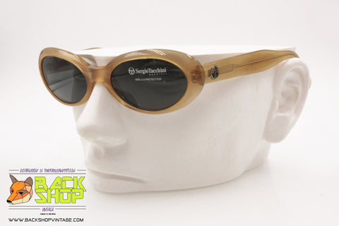 SERGIO TACCHINI mod. S.T. 1557S T178 Vintage Sunglasses, transparent pale brown, New Old Stock 1990s