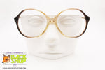 LASTES mod. M. 2635, Vintage women glasses frame round/circle, New Old Stock 1980s