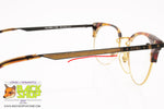 STING by AK mod. 80M S78, Vintage round cat eye women frame eyeglasses, New Old Stock 1980s