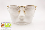 STARRING mod. SG1 528.400 Vintage golden half rimmed eyeglass frame polygonal, New Old Stock 1990s