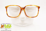 EUROGLASS mod. 61, 54[]18 Vintage eyeglass frame squared brown men, New Old Stock 1980s