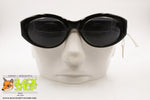 ELISABETTA Von Furstenberg mod. MF 102 col. U88, Vintage Sunglasses women, black acetate silver inserts, New Old Stock 1990s