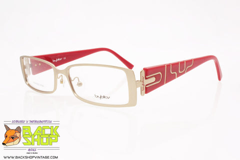 BYBLOS mod. BY04402, Eyeglass frame women, satin red, New Old Stock