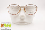 CLARK by TREVI mod 084 C.2 Vintage round eyeglass frame, women's glasses, New Old Stock 1980s