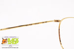 LOOK mod. 538 AC, Classic eyeglass frame golden & dappled, New Old Stock 1980s