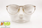 PIAVE OPTIK mod. 1712 1AØ7 Vintage eyeglass frame, pale golden, New Old Stock 1980s