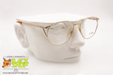 PIAVE OPTIK mod. 1712 1AØ7 Vintage eyeglass frame, pale golden, New Old Stock 1980s