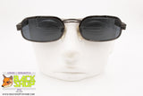 CHARRO mod. CH 07-3, Vintage sunglasses men rectangular gunmetal black, New Old Stock 1990s