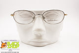 ARLECCHINO Vintage Semi-Ovalized Frame women, gunmetal silver & golden details, New Old Stock