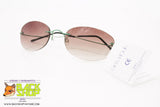 OYAMA mod. 582 173, Vintage rimless sunglasses, flexible steel, New Old Stock