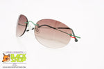 OYAMA mod. 582 173, Vintage rimless sunglasses, flexible steel, New Old Stock