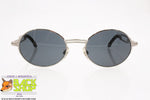 CHARRO mod. CH 09-2, Vintage sunglasses steampunk silver round lenses, New Old Stock 1990s