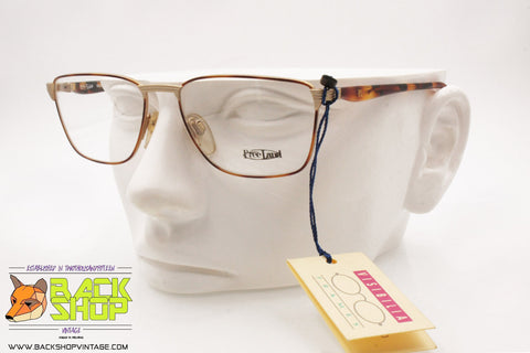 FREE LAND mod. FL 105 023, Vintage eyeglass frame golden & tortoise, New Old Stock 1990s