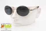 CHARRO mod. CH 09-2, Vintage sunglasses steampunk silver round lenses, New Old Stock 1990s