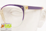 MARGI mod. ELITE 322 2407, Vintage eyeglass frame women violet azure, New Old Stock 1980s