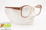 MARCOLIN mod. 184-P9, Vintage eyeglass frame "elephant" logo brown, New Old Stock 1970s