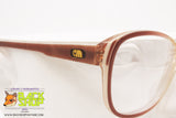 MARCOLIN mod. 184-P9, Vintage eyeglass frame "elephant" logo brown, New Old Stock 1970s