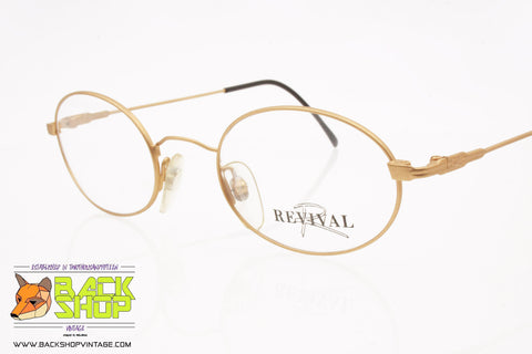 REVIVAL mod. R107 400, Vintage italian oval slim eyeglass frame, New Old Stock 1990s