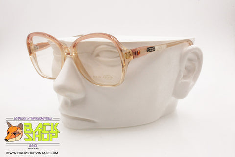 LOZZA mod. ARPA 324 Vintage Eyeglass frame women, Pink rose acetate & Pearl, New Old Stock 1970s