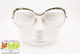 SOPRACOLLE mod. LINDA/C, Vintage eyeglass frame women accentuated eyebrows steel, New Old Stock 1970s