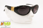 LAURA BIAGIOTTI mod. LB 722/S D28, Vintage sunglasses black big logo, New Old Stock 1990s