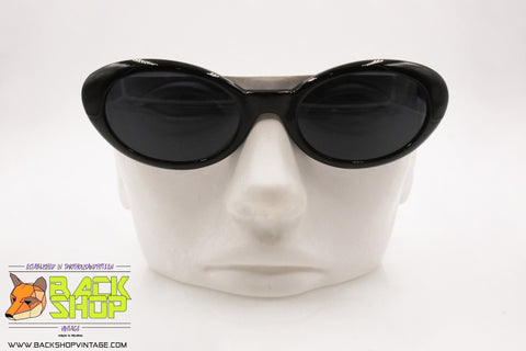 EXESS mod. 3-909 col. 1250 Black women Sunglasses, female cat eye form, New Old Stock