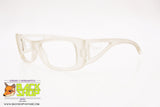 VERSACE VERSUS mod. E89 657/218 Vintage sunglasses frame translucent opaque, lateral side shields, New Old Stock 1990s