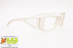 VERSACE VERSUS mod. E89 657/218 Vintage sunglasses frame translucent opaque, lateral side shields, New Old Stock 1990s