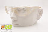 VERSACE VERSUS mod. E89 657/218 Vintage sunglasses frame translucent opaque, lateral side shields, New Old Stock 1990s