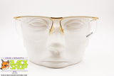 ESSILOR Frame France Vintage 1980s white & gold glasses frame nylor, New Old Stock 80s