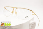 ESSILOR Frame France Vintage 1980s white & gold glasses frame nylor, New Old Stock 80s