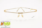 ESSILOR Frame France Vintage 1980s white & gold glasses frame nylor, New Old Stock 80s