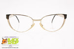 CONCERT mod. 669 B, Vintage women eyeglass frame made in Italy, leopard pattern, New Old Stock 1980s