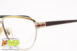 OUVERTURE mod. M. GIOIA C.04, Women eyeglass frame silver & gold, medium strass, New Old Stock 1980s