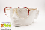 MARCOLIN mod. Montecarlo Women frame glasses, made in Italy, clear & Red with strass, Vintage Preowned