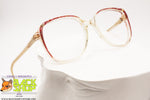 MARCOLIN mod. Montecarlo Women frame glasses, made in Italy, clear & Red with strass, Vintage Preowned