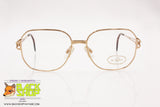 VIA FRATTINA mod. D.104/2 Vintage eyeglass frame women squared, pink gold, New old Stock 1980s