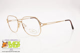 VIA FRATTINA mod. D.104/2 Vintage eyeglass frame women squared, pink gold, New old Stock 1980s