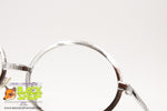 Vintage 1960s Steel Sunglasses Frame, "scratched effect" around lenses perimeter, New Old Stock