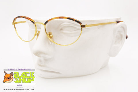 O.MARINES mod. ASTRID 702, Vintage oval eyeglass frame women eyebrows, New Old Stock 1980s